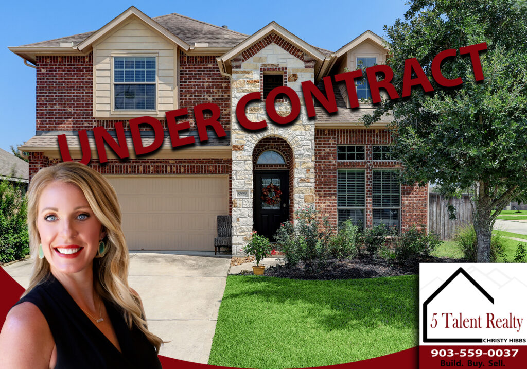 Under Contract as your Listing Agent